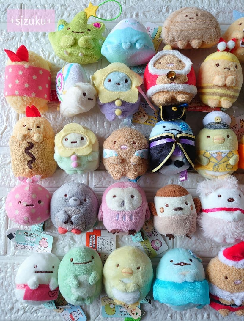 【新品〜美品・38体】すみっコぐらし てのりぬいぐるみ まとめ売り