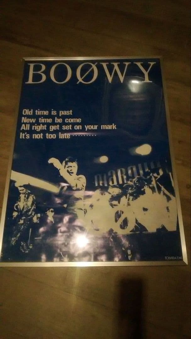 激稀少/BOOWY/B2ポスター/氷室京介 布袋寅泰