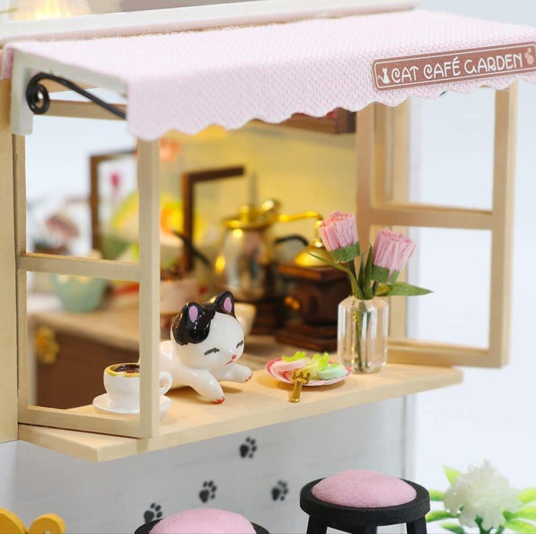 DIY木製ドールハウス 、ミニチュアキット 手作りキット、ドールハウスキット③