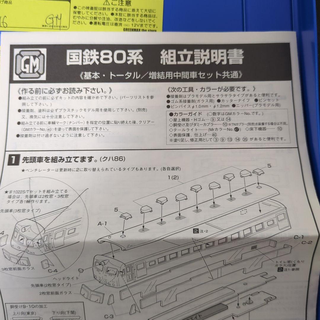 GREENMAX 1:150 Nゲージモデル 完成品 国鉄80系 湘南色