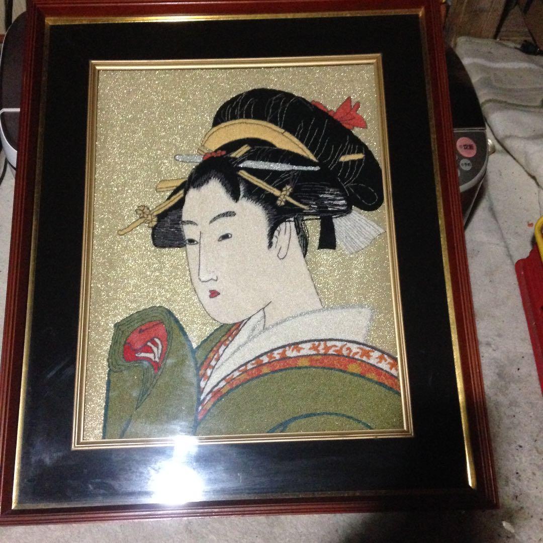 刺繍画