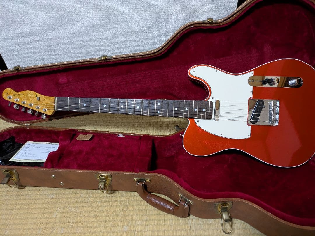 ギター k.nyui custom guitars knte gold back