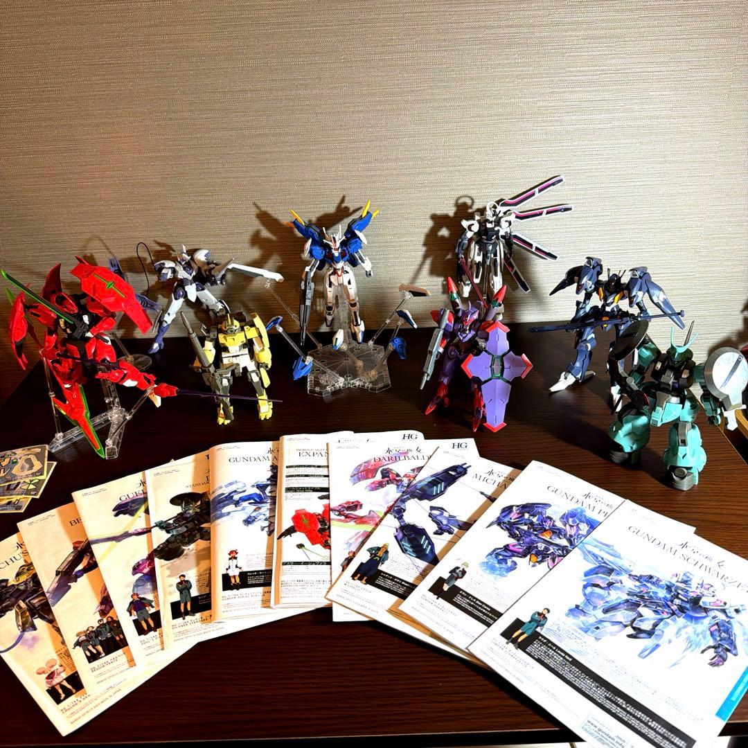 ガンプラ　組み立て済み品　まとめ売り　9体セット