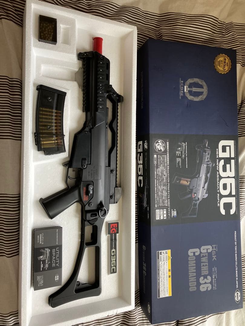 G36C エアガン + マガジン2個 + ケース