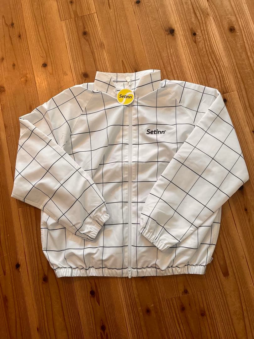 Setinn Game Jacket M ホワイト チェック