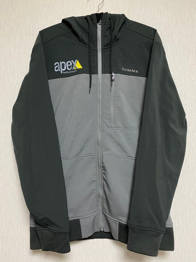 SIMMS シムス　ローグフリースフーディ　フード付きソフトシェルパーカー　企業