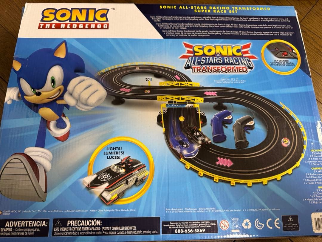 アメリカ　海外　おもちゃ　ソニック　シャドウ　スーパーレースセット　レーシング
