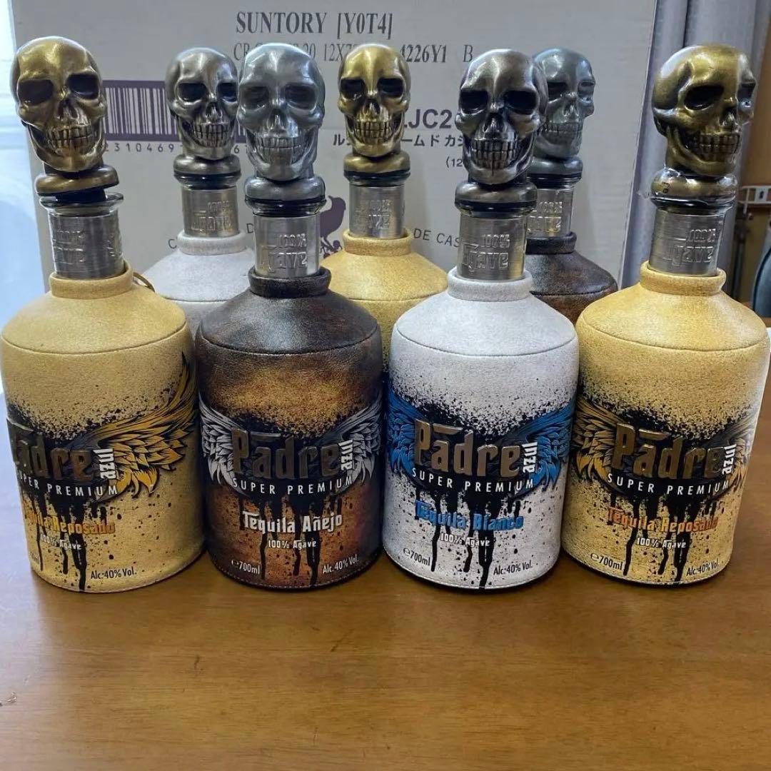 Padre Azul テキーラ Añejo & Blanco 7本セット空瓶