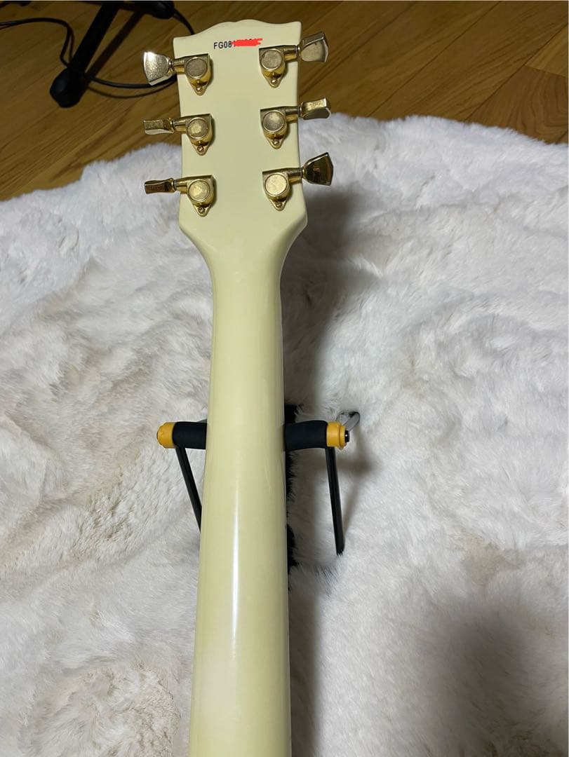 Burny レスポールカスタム　白
