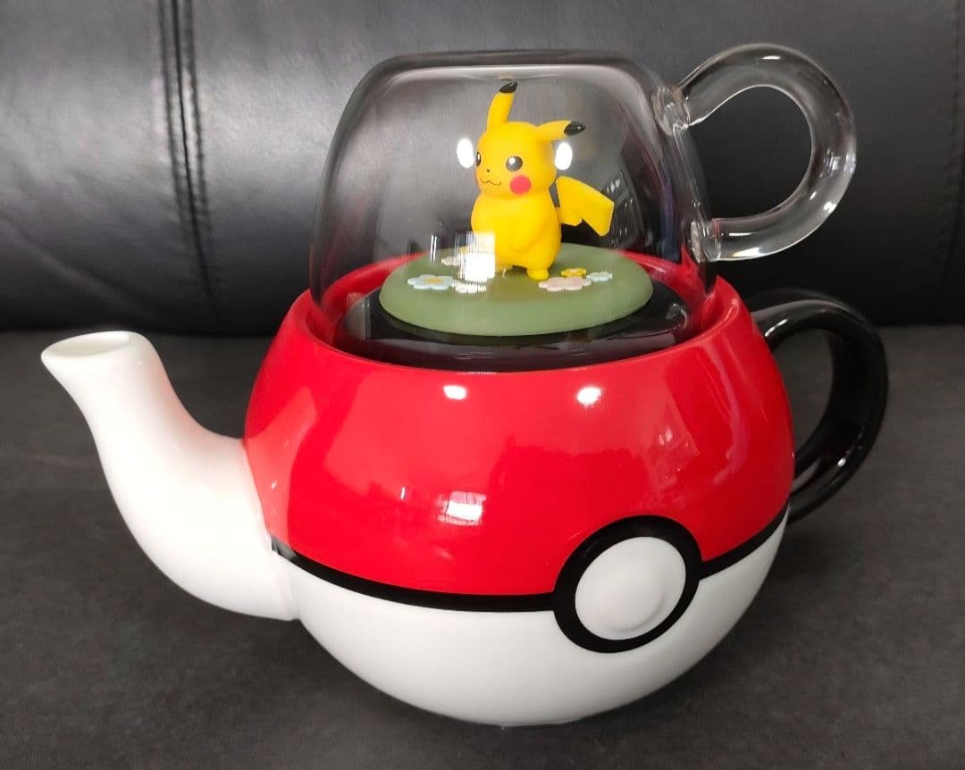 ★正規品★非売品 ポケモン ピカチュウ モンスターボール ティーポット 海外限定