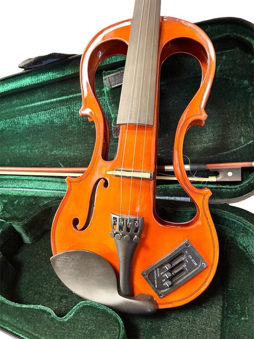 【美品】hallstatt ハルシュタット エレキバイオリン CV-210E