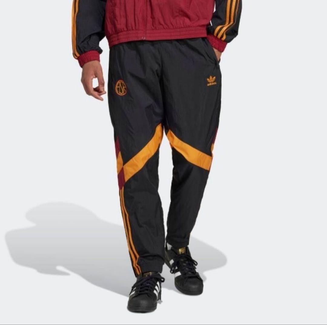 アディダス adidas ASローマ オリジナルス トラックパンツ　Mサイズ