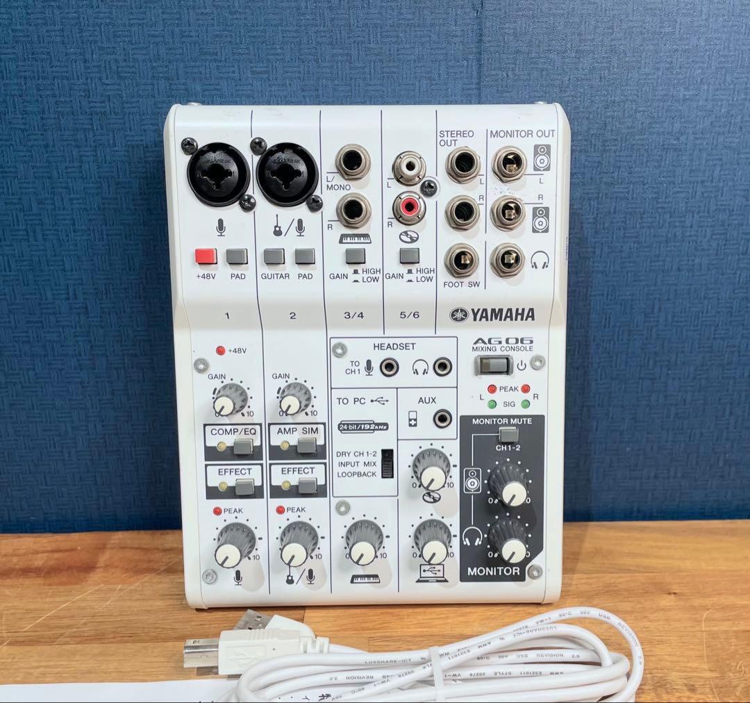 YAMAHA AG06 USBオーディオインターフェース