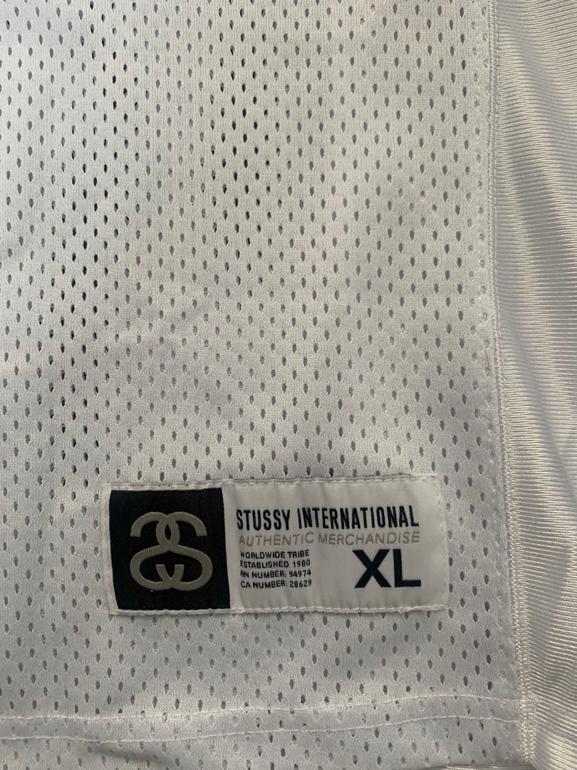 【状態良好】ステューシー Stussy 35周年 ゲームシャツ XL メッシュ