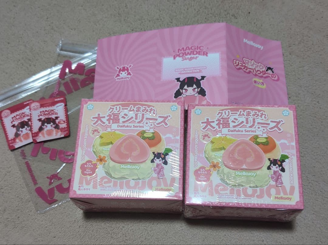 Mellojoy メロジョイ　スクイーズ　大福　新品　未開封　シュリンク付き2個