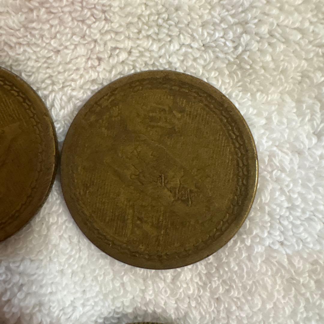 台湾　五角　民国43年(1954年) 旧貨幣 4枚セット