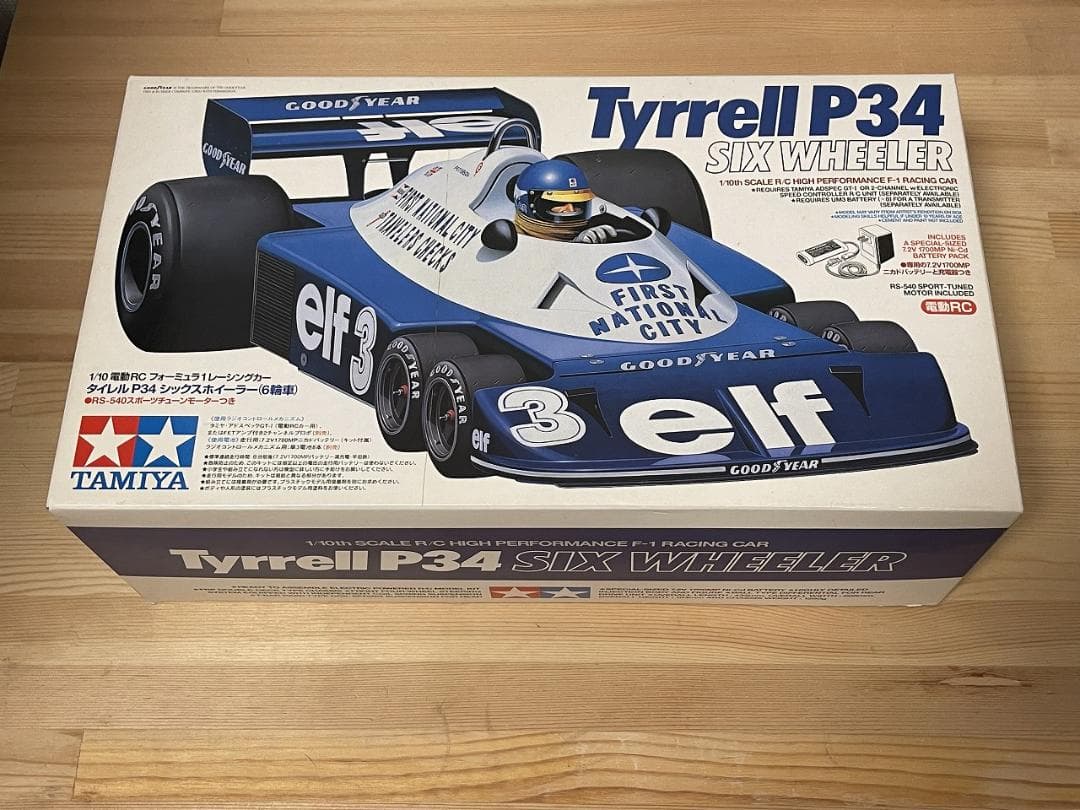 【未組立】タミヤTyrrellP34 SIX WHEELER1/10電動RCカー