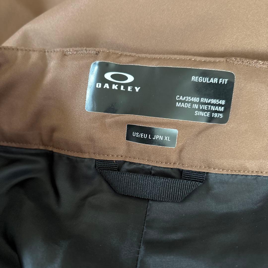 新品　オークリー　メンズ　スノーボードパンツ　ブラウン　撥水　日本XLサイズ