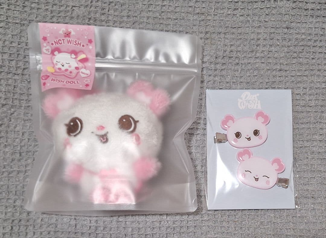 NCTWISH サクヤ ぬいぐるみ・ヘアクリップ