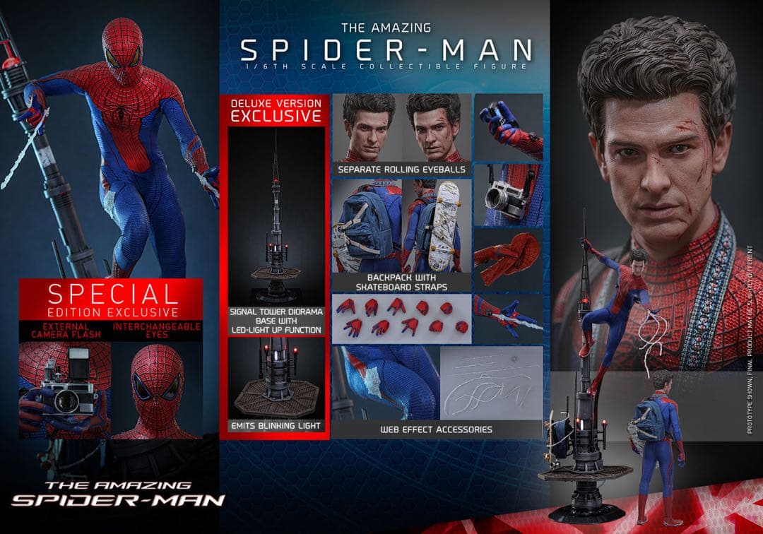 ホットトイズ ムービー・マスターピース アメイジングスパイダーマン