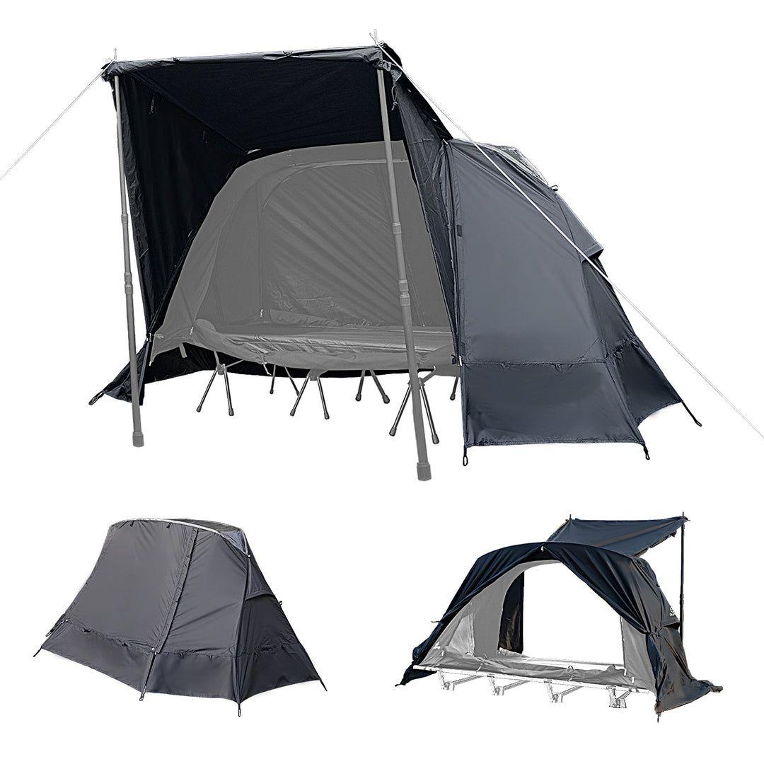 goglanping sky eye ct&flyとコットの３点セット