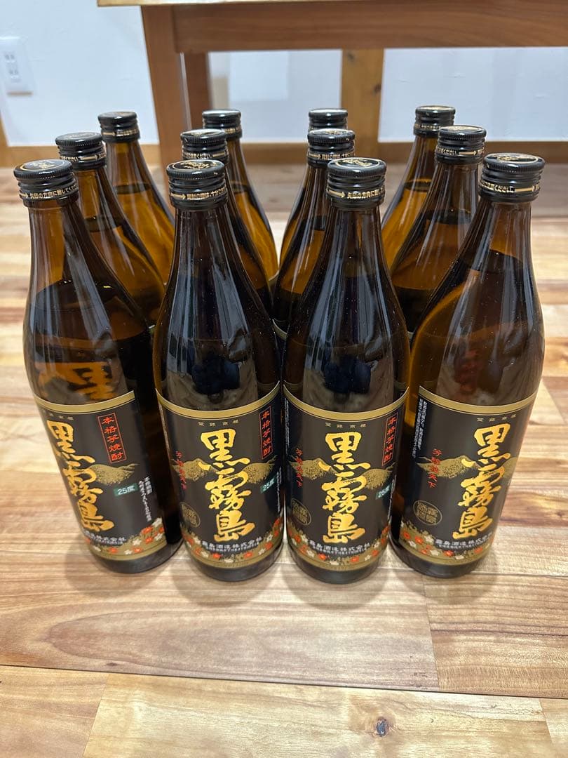 黒霧島 900ml 25% 焼酎 12本セット
