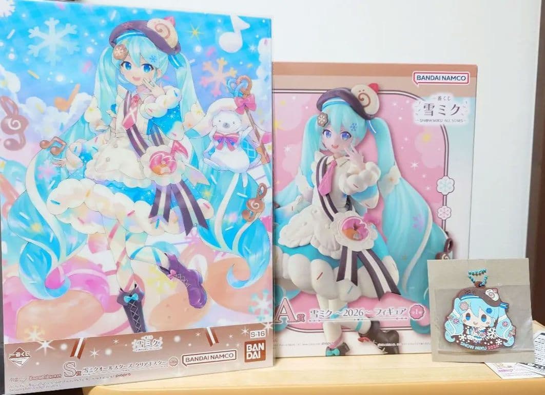 A賞 雪ミク フィギュア 2026 一番くじ 初音ミク 下位賞セット