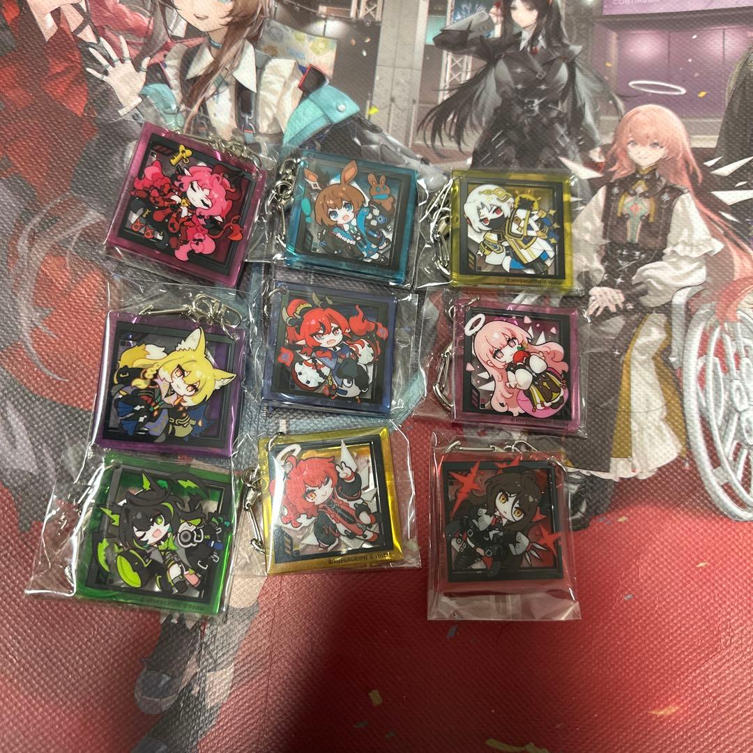 アークナイツ 会場限定ガチャ　アクリルキーホルダー　フルセット9点