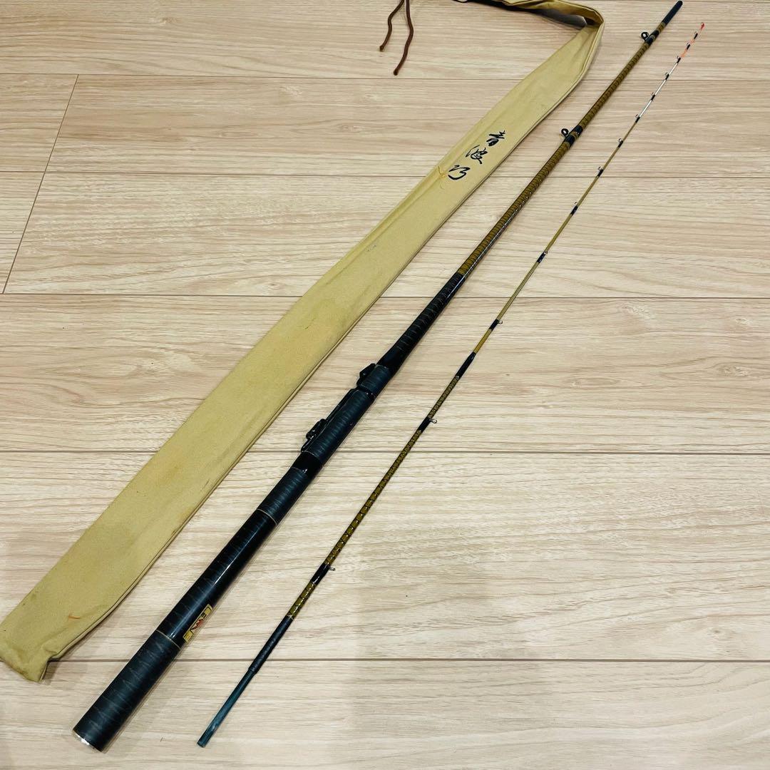 SHIMANO シマノ 筏釣り チヌ竿 青波乃 硬調 180 竿袋付 2本継