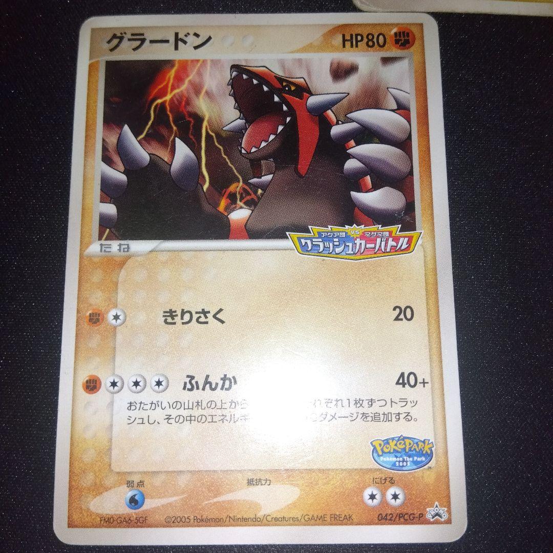 ポケパーク　グラードン　ゴンベ　ピカチュウ