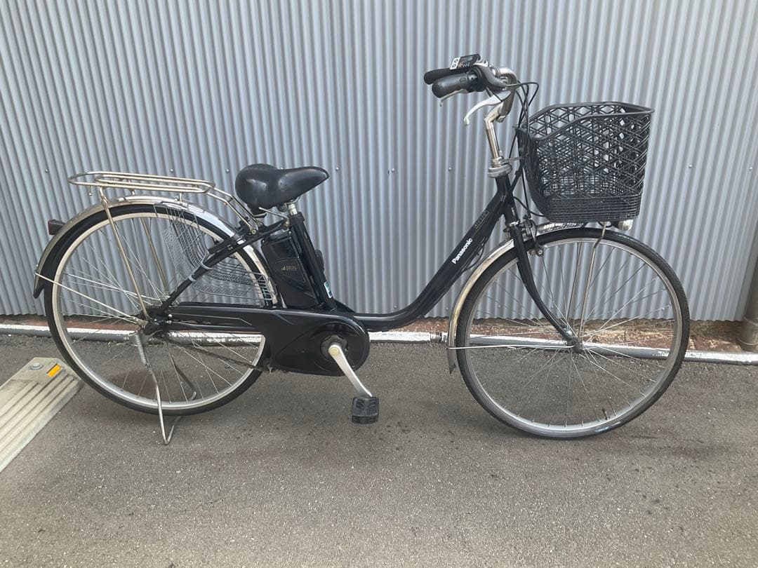パナソニック新機種電動アシスト自転車viviTX26インチブラックボディー
