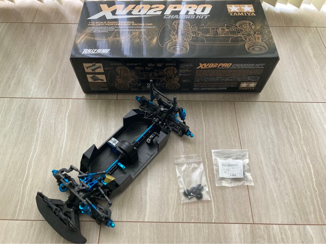 タミヤxv-02proシャーシ RS仕様 中古 オプション有り
