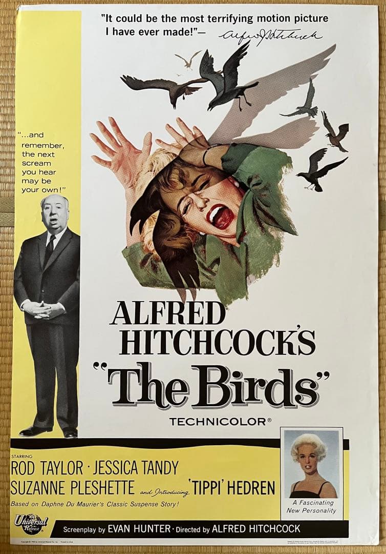ヒッチコック　鳥　リプロポスター