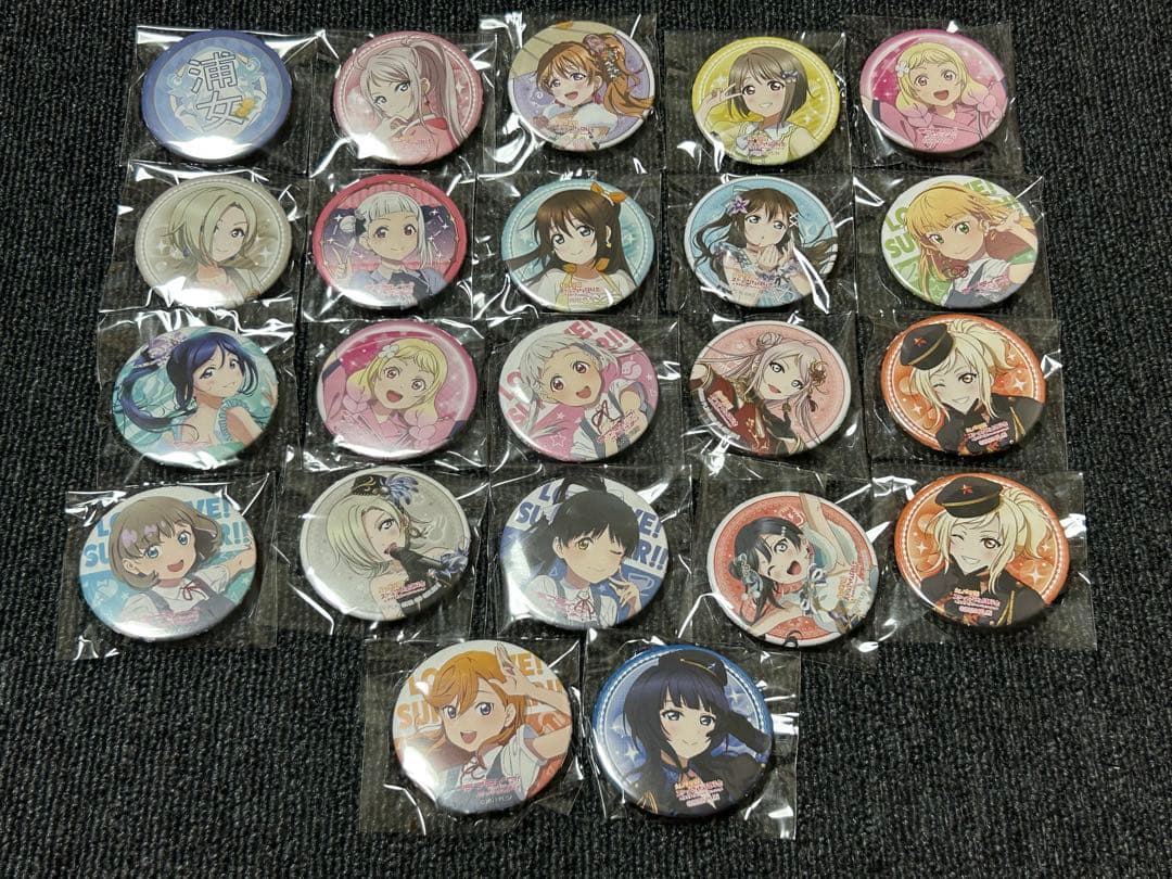 ラブライブシリーズ 缶バッジ 22個まとめ売り