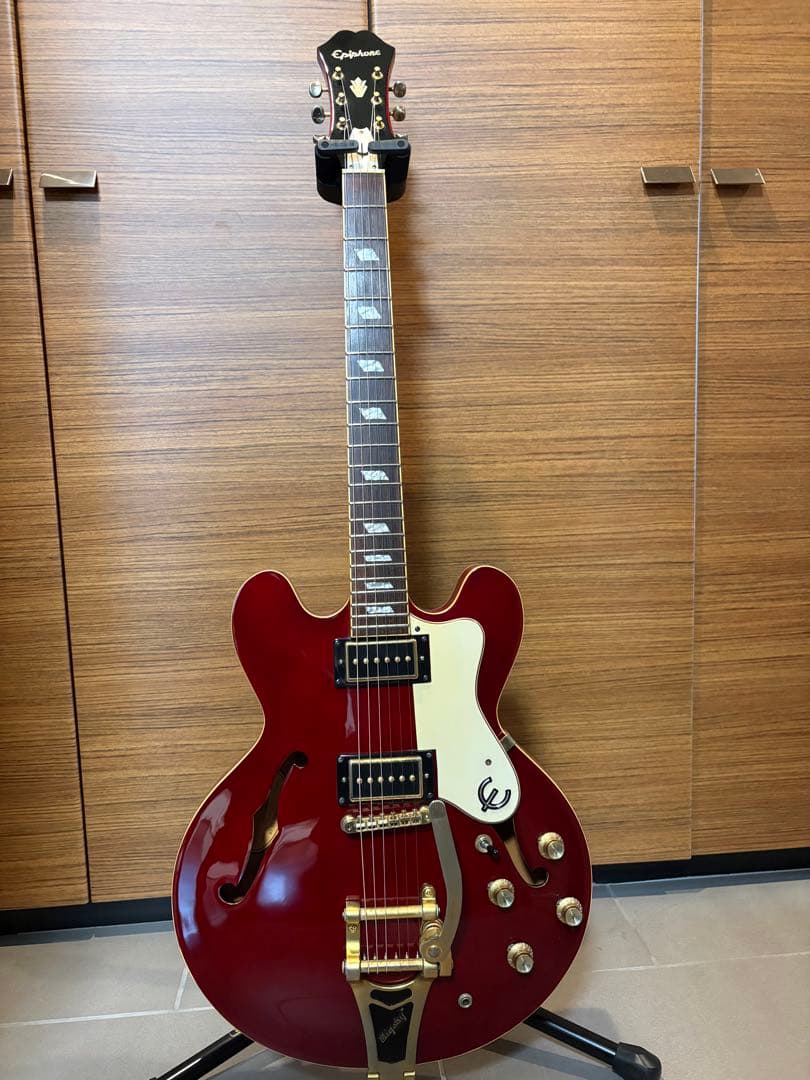 エピフォン YEC Riviera ビグスビー付 Gibson P-94×2機