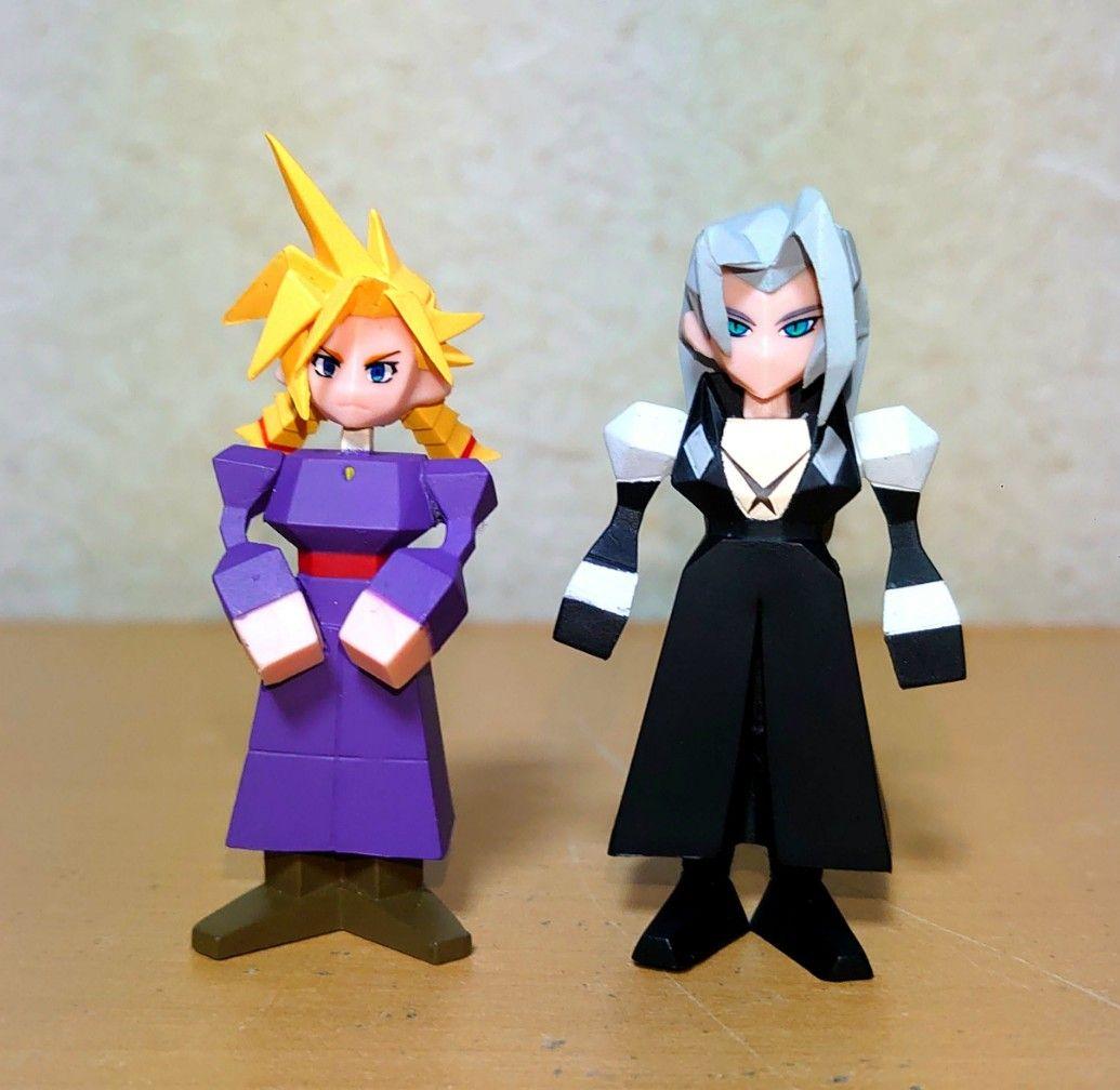 FF7 ファイナルファンタジー7 シークレット クラウド 女装 ミニフィギュア