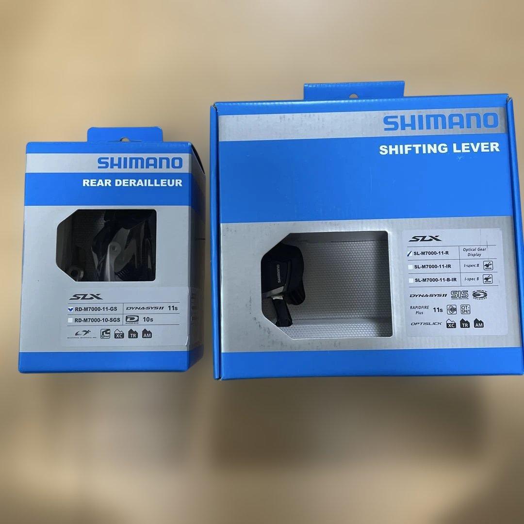 シマノ SLX M7000 11速 リアディレイラー、シフトレバーセット 新品