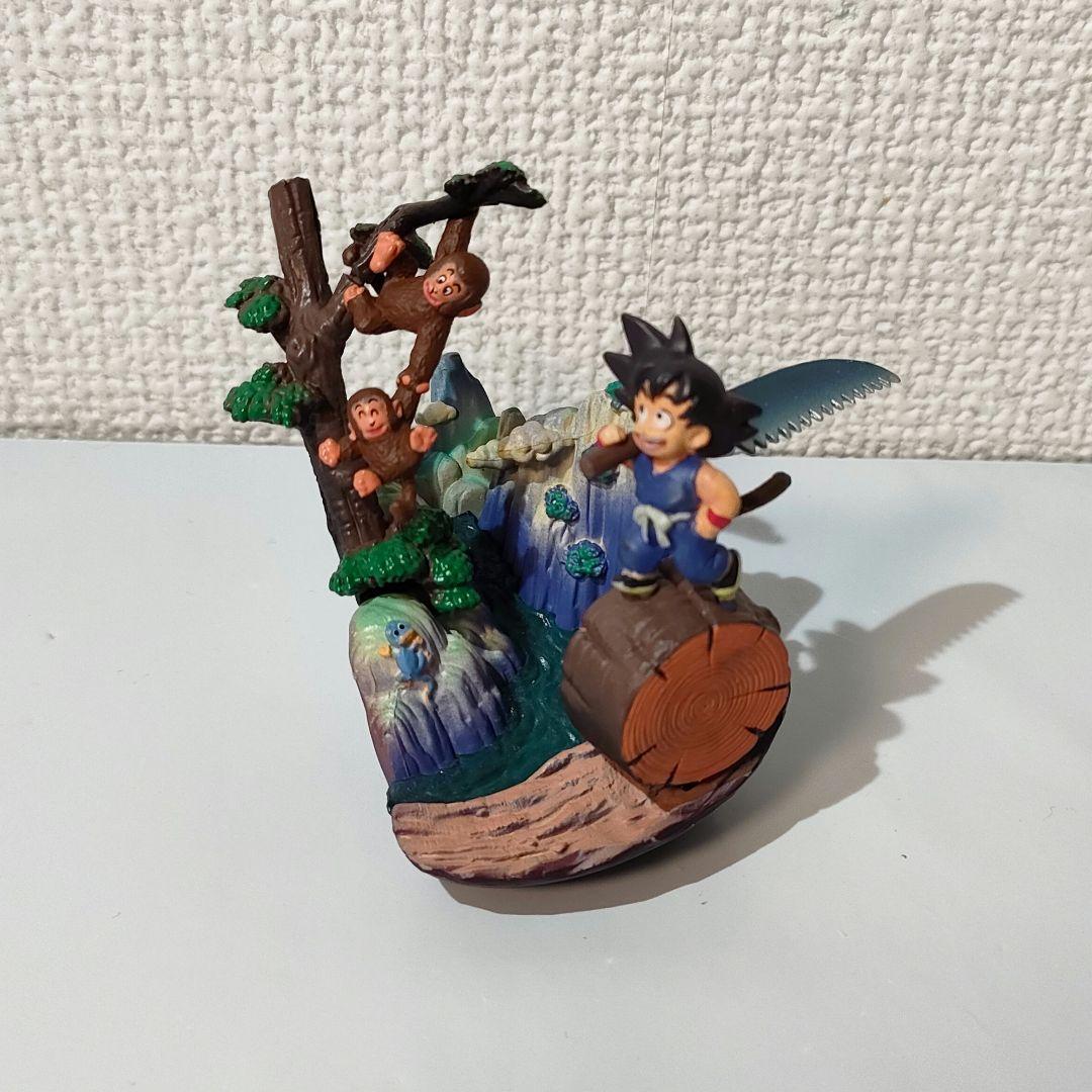 ☆　ドラカプ　ドラゴンボールカプセル　ドラゴンボールフィギュア　孫悟空　丸太　猿