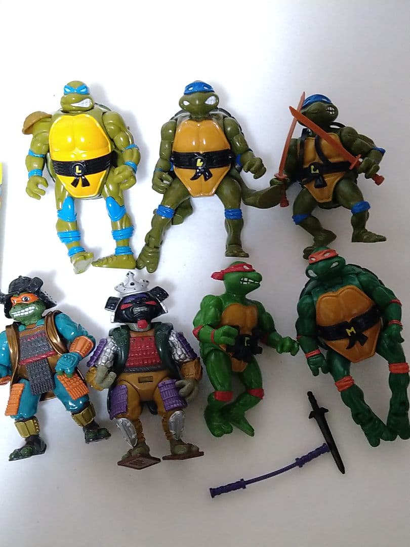 ガン消し 怪獣 指人形 戦隊シリーズソフビ タートルズ フィギュア ジャンク品