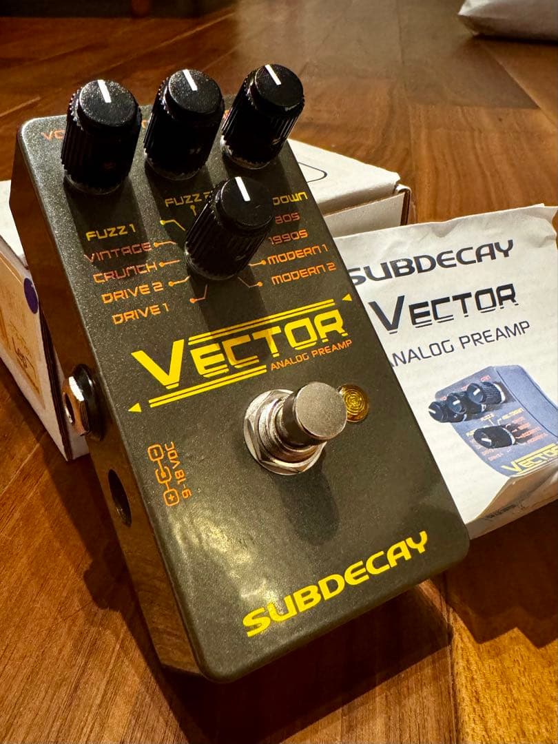 SUBDECAY VECTOR オーバードライブ ファズ エフェクター