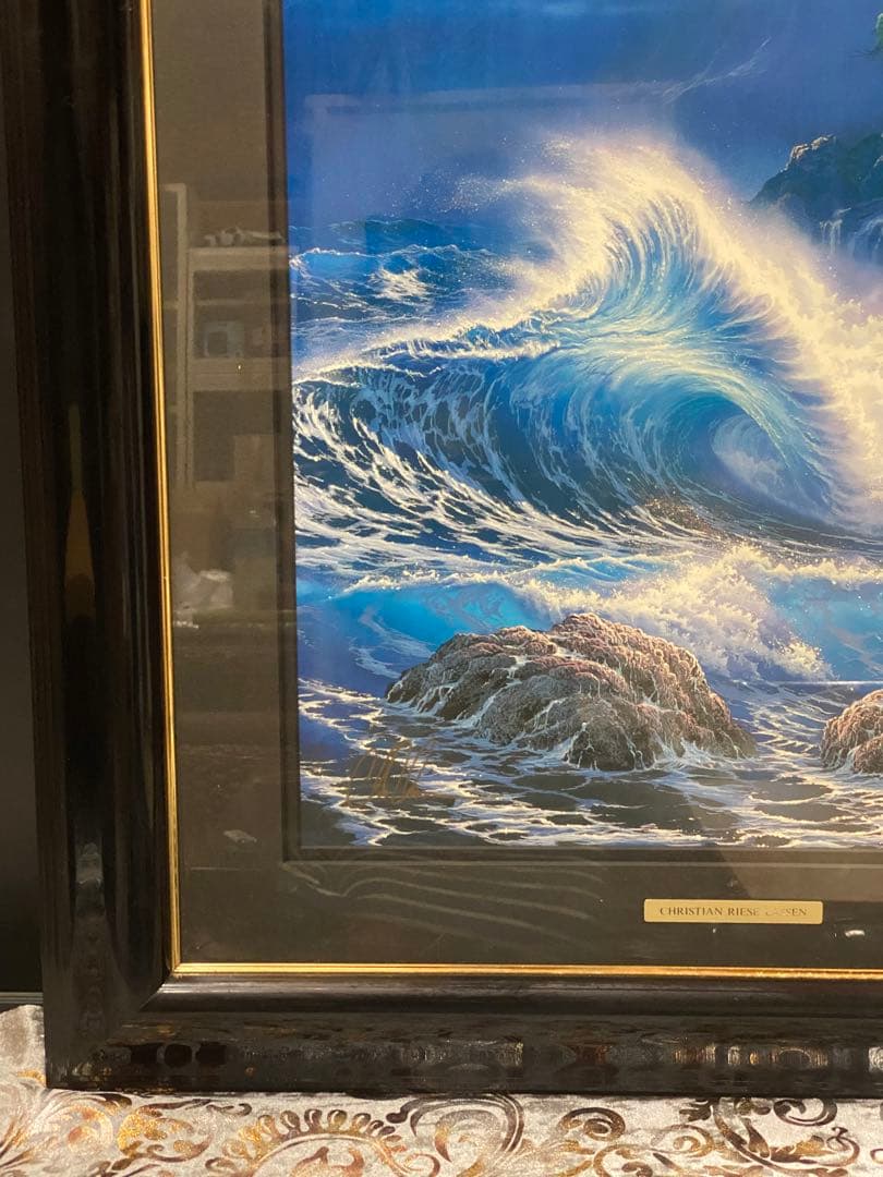 額入り♦️ラッセン絵画♦️シリアル 111♦️縁起の良いエンジェルナンバー♦️送料込