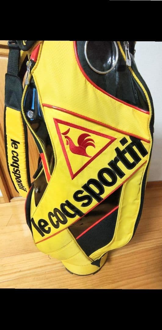 ★ルコックle coq sportif★ゴルフバッグ　イエロー系★