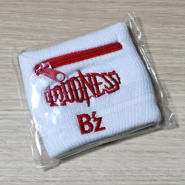 リストバンドポーチ(白) B'z × LOUDNESS コラボグッズ ラウドネス