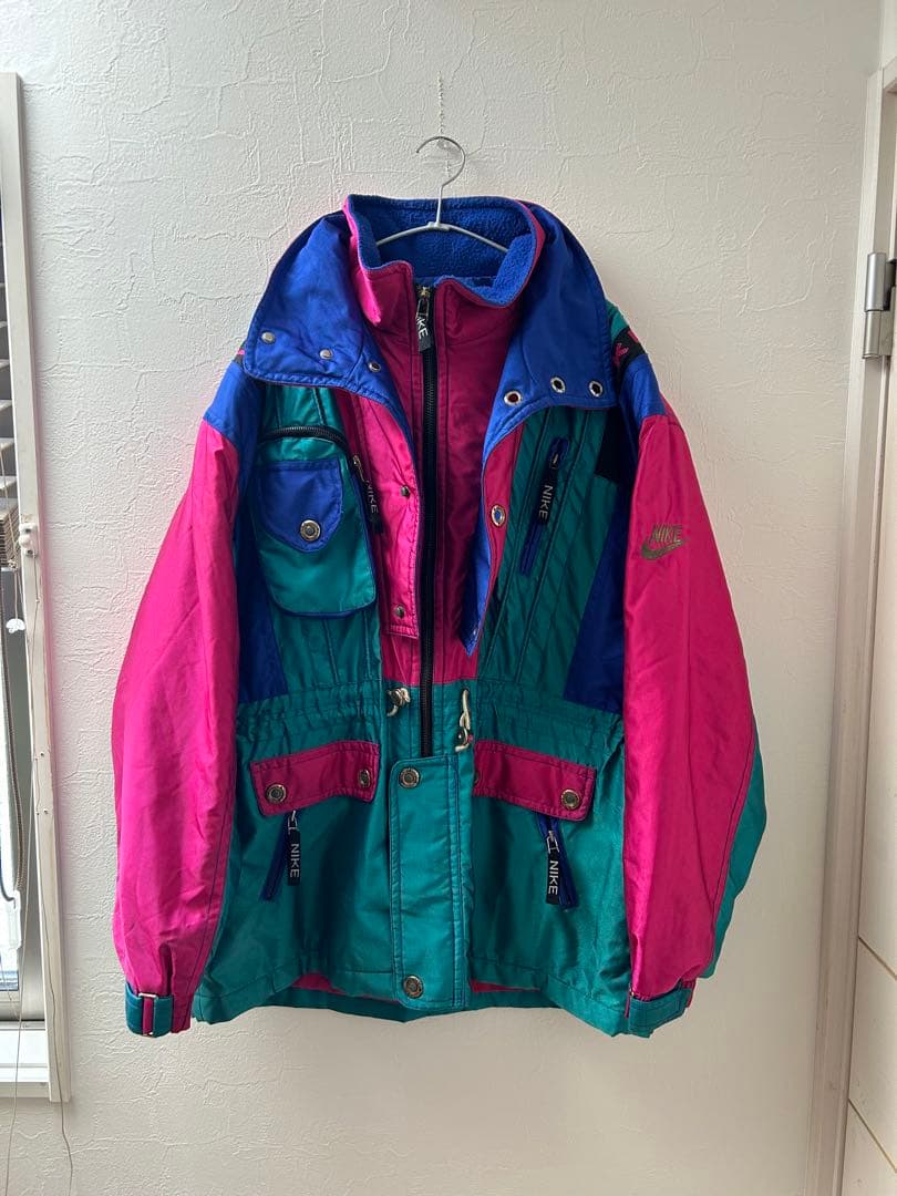 【超希少デザイン】NIKE ACG 90s スキーウェア　マルチカラー　テック