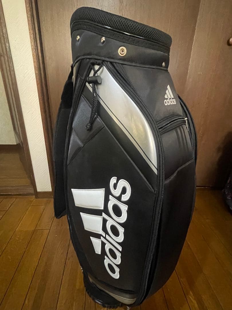 adidas ゴルフバッグ ブラック シルバー