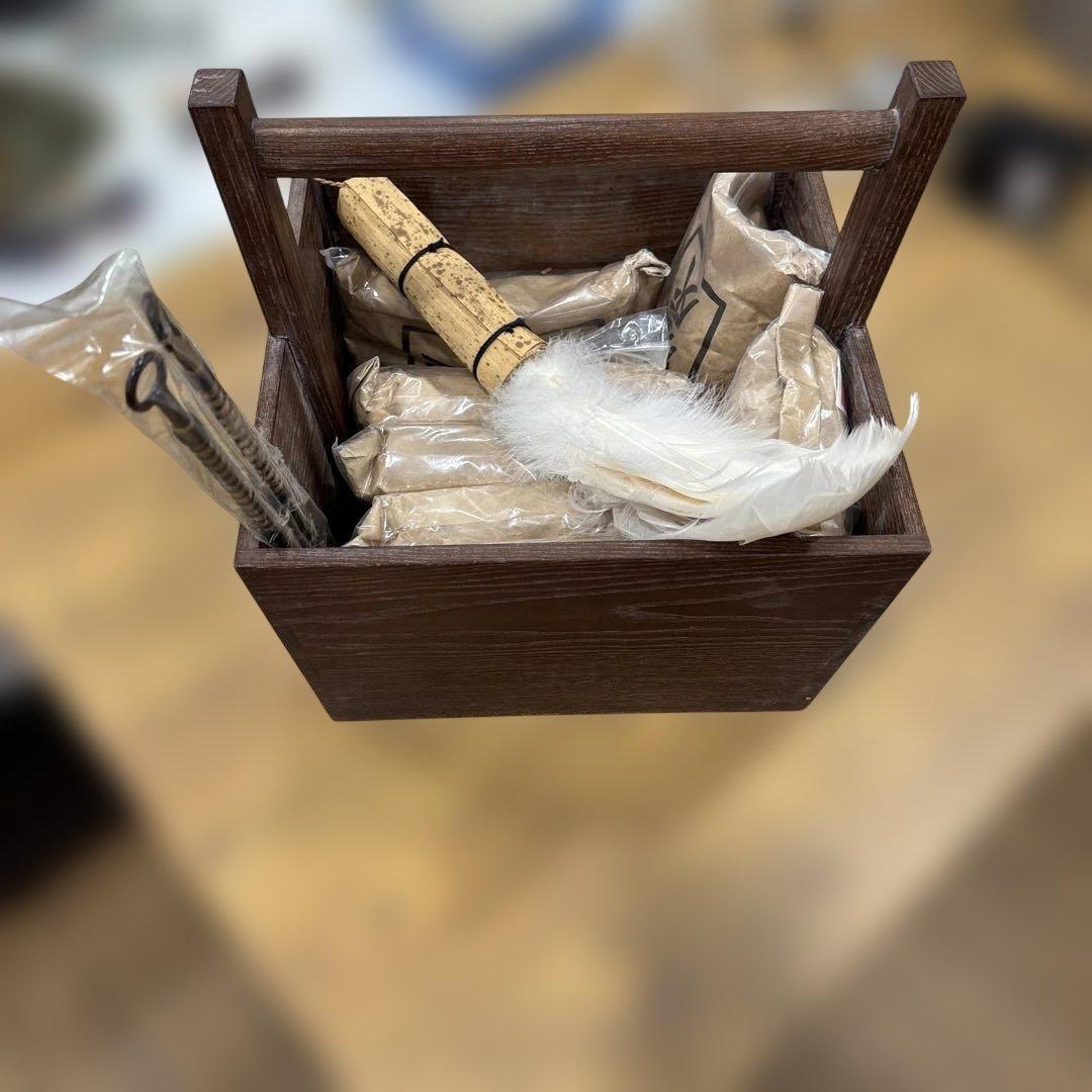 T116 箱炭斗 セット 茶道 茶道具