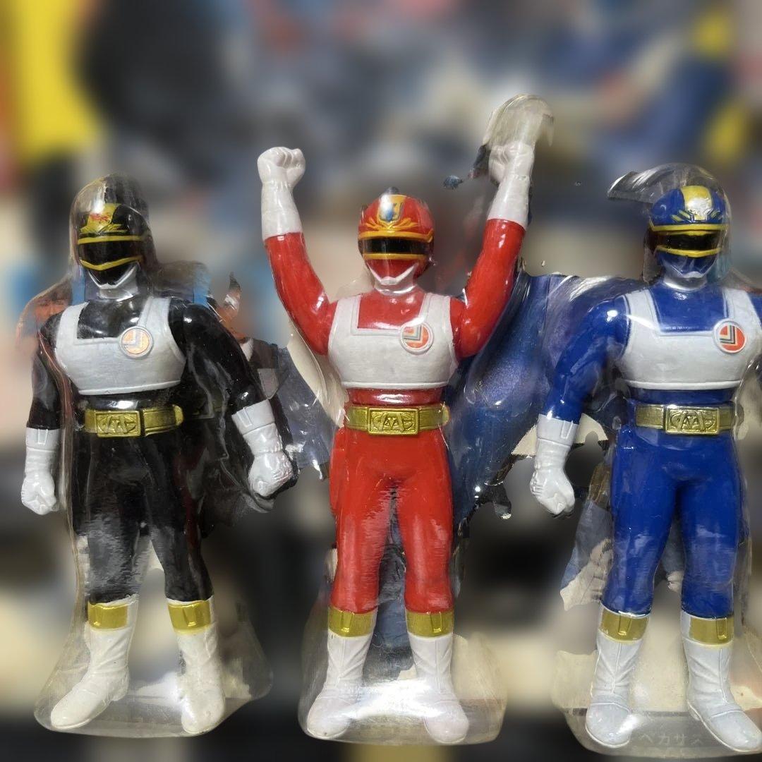 ⚠️未開封デッドストック　電撃戦隊チェンジマン　チェンジファイブセット　当時物