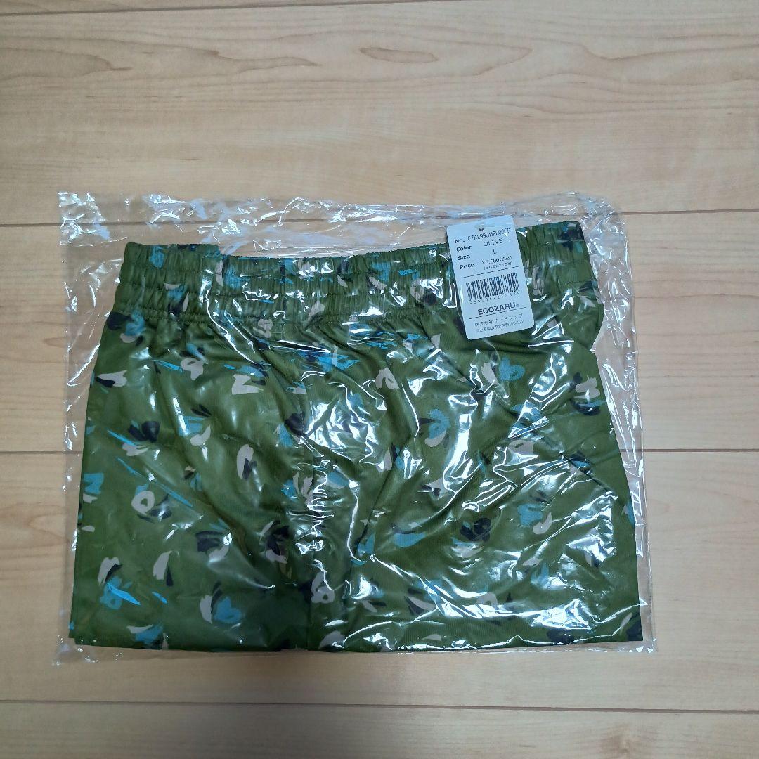 【新品未開封品】エゴザル　ロンT　Ｌ　バスパン　バスケ　オリーブ