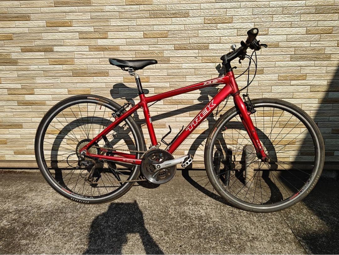 引取限定 中古 TREK トレック クロスバイク 3×8段変速 445MM
