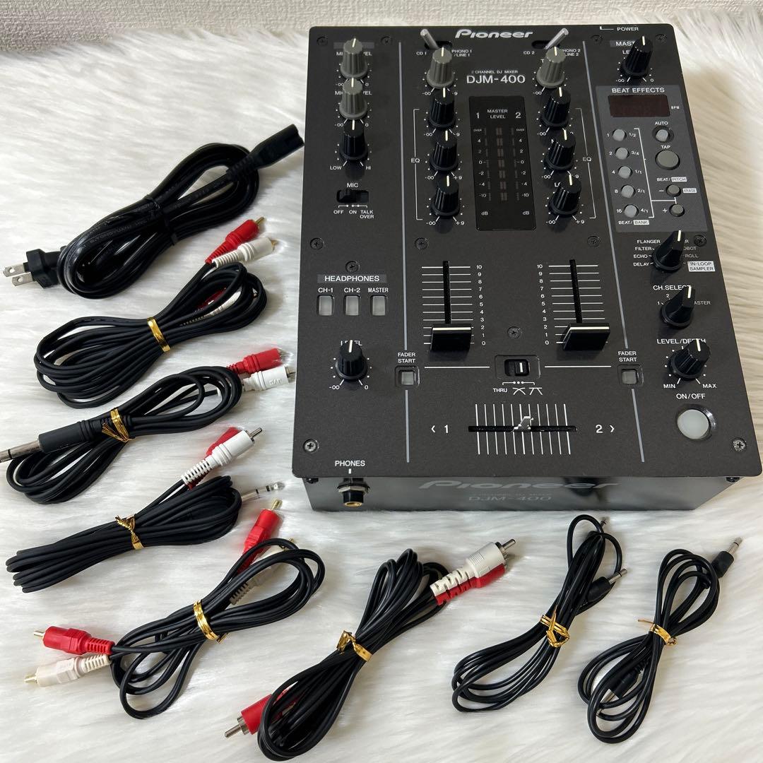 Pioneer DJM-400 2チャンネル DJミキサー